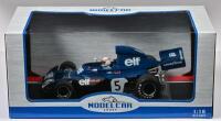 TYRRELL FORD: A 1:18 scale MODEL CAR Tyrell Ford 006 as raced to victory by Jackie Stewart in the 1973 Monaco Grand Prix. Unopened