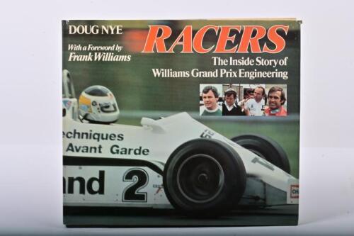 WILLIAMS: 'Racers' hardcover book by Doug Nye. Details Williams Grand Prix Engineering
