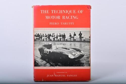 PIERO TARUFFI: "The Technique of Motor Racing" hardcover book by Piero Taruffi