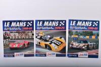 LE MANS: Three consecutive editions of 'LE MANS - THE OFFICIAL HISTORY OF THE WORLD'S GREATEST MOTOR RACE' by Quentin Spurring. Years 1960-69, 1970-79, 1980-89
