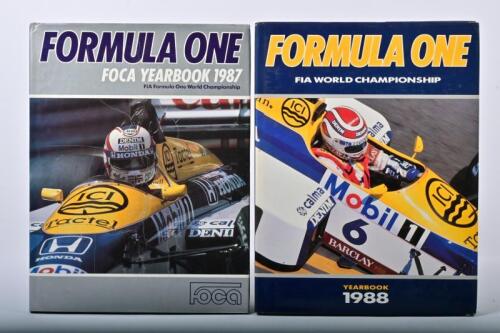 FORMULA ONE: Two Formula 1 Yearbooks. 1987-1988
