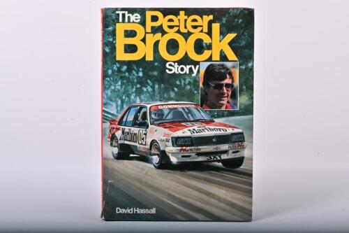 BROCK: 'The PETER BROCK Story' hardcover book. Authored and signed by David Hassall