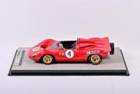 FERRARI: A 1:18 scale Tecnomodel Ferrari 350 P4 Scuderia Veloce, as drive by Chris Amon at the 1968 Tasman Surfers Paradise. Limited Edition 13/200 - 2