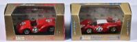 FERRARI: Two 1:43 Brumm Ferrari diecast models. 1966 Ferrari 330 P3 HP 420 (r158) & 1947 Ferrari 125S HP 100 (r182)
