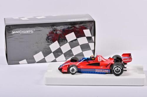 BRABHAM: A 1:18 scale Minichamps Brabham Alfa Romeo BT45B, as raced by C.Pace. Limited Edition of 630 pieces