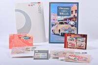 AUTOMOBILE STAMPS: An Australia Post February 28, 1997 MEDIA RELEASE for 'Great Car Years at the International Motor Show'. Australian Classic Car Stamp card sets