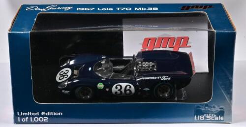 LOLA: A 1:18 scale gmp 1967 Lola T70 Mk.3B (Part NO.GI801511). L.E of 1,002