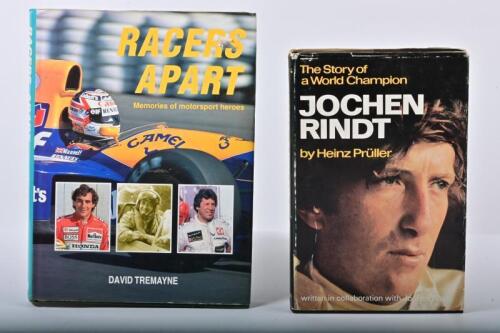 GRAND PRIX DRIVERS: Two hardcover books detailing the careers of various Grand Prix Drivers. 'JOCHEN RINDT' by Heinz Pruller