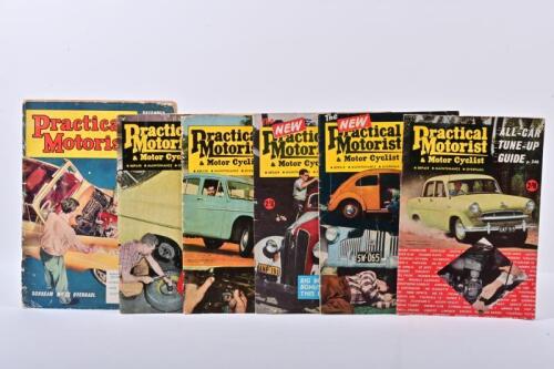 PRACTICAL MOTORIST: Six issues of 'Practical Motorist & Motor Cyclist from 1958 & 1959