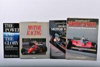 MOTOR RACING: Four hardcover books detailing motor racing. 'THE HISTORY OF MOTOR RACING' by William Boddy & Brian Laban