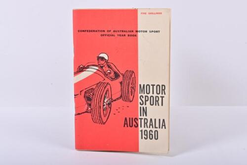 CAMS: A very rare copy of 'CONFEDERATION OF AUSTRALIAN MOTOR SPORT OFFICIAL YEAR BOOK - MOTOR SPORT IN AUSTRALIA 1960' booklet