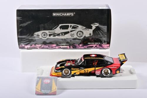 FORD: A unopened 1:18 scale Minichamps Ford Capri Turbo GR.5 - 'MAMPE' - as raced by Hans Heyer in DRM 1978. Limited Edition of 1,146 pieces