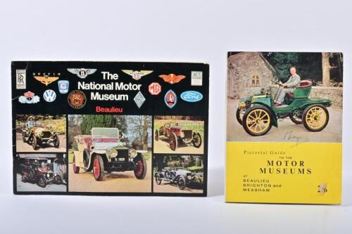 BEAULIEU MOTOR MUSEUM: Two Pictorial guides relating to English Motor Museums. Including one Circa 1970s pictorial guide focusing on the museum of Beaulieu, The other a Circa 1960s Pictorial guide covering content from Beaulieu, Brighton, and Measham Moto