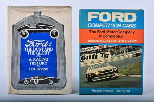 FORD: Two Ford related hardcover books. 'FORD COMPETITION CARS' by Michael Frostick and Barrie Gill