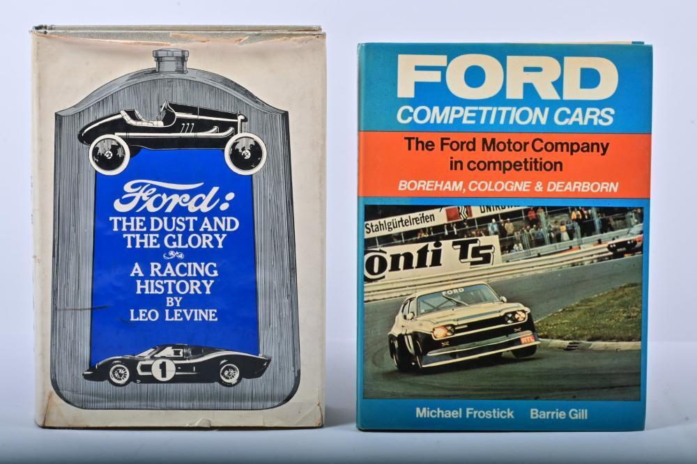 FORD: Two Ford related hardcover books. 'FORD COMPETITION CARS' by ...