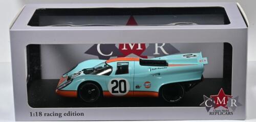 PORSCHE: A unopened 1:18 scale CMR Replicars Porsche 917K 24 h Le Mans 1970 (CMR 127). 'Gulf' livery
