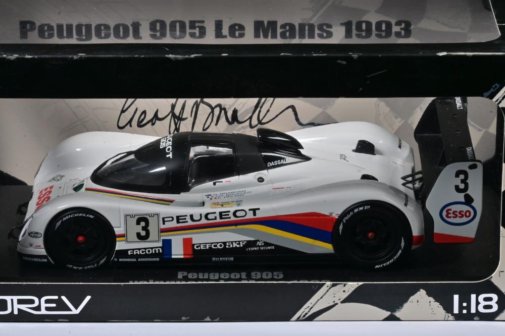 PEUGEOT: A 1:18 scale NOREV Peugeot 905 Le Mans 1993 winner