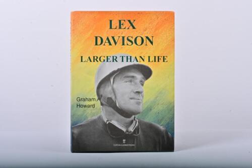 DAVISON: 'LEX DAVISON - LARGER THAN LIFE' hardcover book by Graham Howard