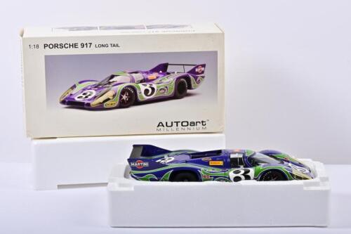 PORSCHE: A 1:18 scale Autoart Porsche 917 LONG TAIL in 'INTERNATIONAL MARTINI RACING TEAM' livery
