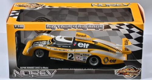 RENAULT: A 1:18 scale NOREV ALPINE RENAULT A 442 Le Mans 1978. As raced by Pironi/Jaussaud