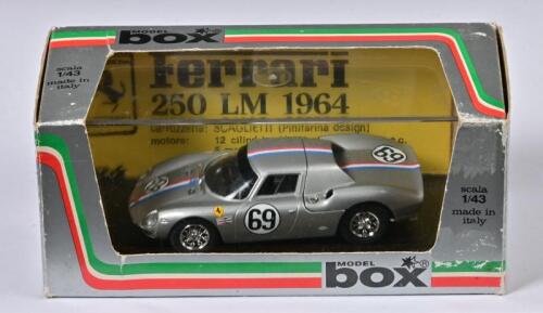 FERRARI: A 1:43 scale MODEL box FERRARI 250 LM "BRIDGE HAMPTON 65" (8445)