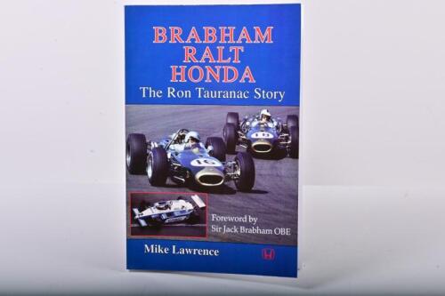 TAURANAC: A soft copy edition of 'BRABHAM + RALT + HONDA' by Mike Lawrence. Title page signed by Ron Tauranac