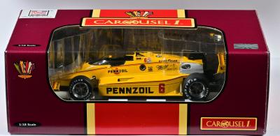 PENSKE: A 1:18 scale CAROUSEL 1 Penske March 1984 Indy 500 winner, as raced by Rick Mears