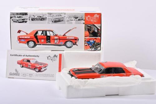 FORD: A 1:18 scale CLASSIC CARLECTABLES Ford XW FALCON PHASE II GTHO (18158) as raced to victory by Allan Moffat at Bathurst, 1970. L.E 3678/6000