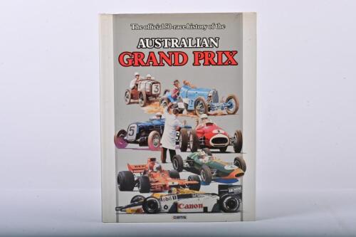 AUSTRALIAN GRAND PRIX: 'AUSTRALIAN GRAND PRIX - The 50-race history' hardcover book - incorporating material from THE JOHN B. BLANDEN COLLECTION