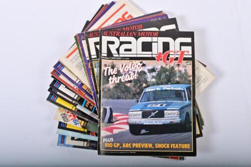 AUSTRALIAN MOTOR RACING: A quantity of 'AUSTRALIAN MOTOR RACING' & 'AUSTRALIAN MOTOR RACING + GT' magazines. Years 1981, 1982 & 1985