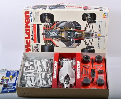 McLAREN: A Tamiya McLaren MP4/6 HONDA (ITEM 12028) in 1:12 scale. BIG SCALE SERIES 26