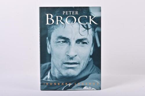 BROCK: 'PETER BROCK' hardcover book. Title page signed by Peter Brock