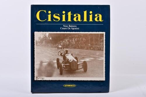 CISITALIA: 'Cisitalia' hardcover book by Nino Balestra and Cesare De Agostini