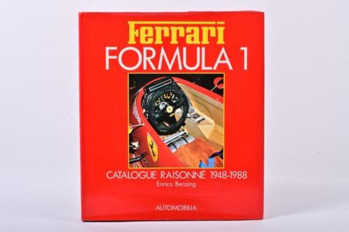 FERRARI: 'FERRARI FORMULA 1 - CATALOGUE 1948-1988' hardcover book by Enrico Benzing