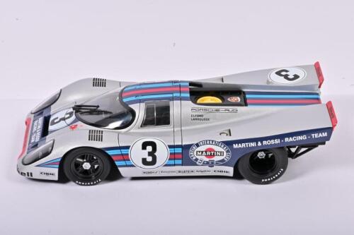 PORSCHE: An Autoart Porsche 917 K in silver 'Martini' livery. Sebring 1971 winner, as raced by ELFORD/LARROUSSE