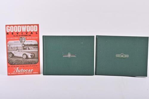 GOODWOOD: Three Goodwood related publications. 'The Goodwood Motor Circuit (1948-1966)' & 'The Goodwood Festival of Speed (1993-1997) hardcover booklets