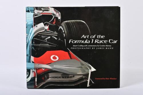 FORMULA 1: 'Art of the Formula 1 Race Car' hardcover book by Stuart Coding with commentary by Gordon Murray