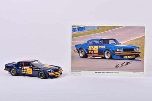 BARTLETT: Two items relating to Kevin Bartlett. Special Edition - 'BATHURST 1981 - CHEVROLET CAMARO' - colour picture signed by Kevin Bartlett. Classic Carlectables Bartlett Chevrolet Camaro