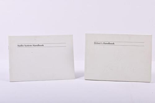 JAGUAR: Two Jaguar Handbooks. 2001 'X-TYPE' Driver's Handbook (Publication Part No. JJM 10 02 20/25)