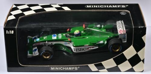 JAGUAR: A 1:18 scale Minichamps F1 Jaguar Racing R4 as raced by Mark Webber, #14
