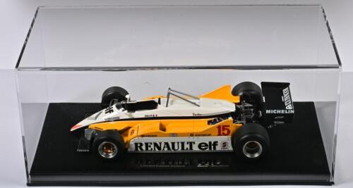 RENAULT: A new in box 1:18 scale GP Replicas Renault RE 30B. As raced by Alain Prost. Limited Edition of 500. Superb