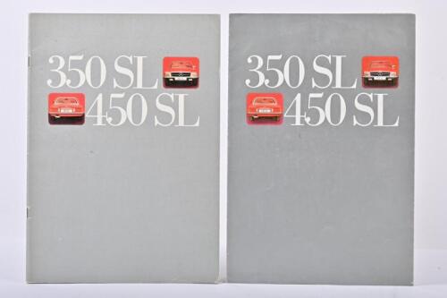 MERCEDES-BENZ: Two 1973 Mercedes-Benz '350 SL 450 SL' colour sales brochures
