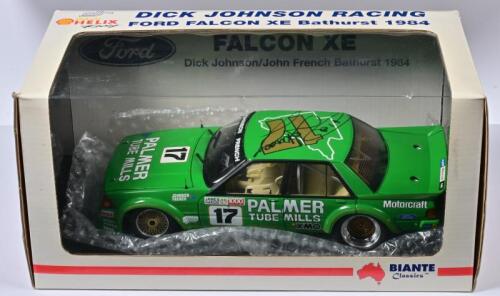 FORD: A 1:18 scale Biante Ford Falcon XE as raced at Bathurst 1984 by Dick Johnson/John French. Model and CoA signed by Dick Johnson