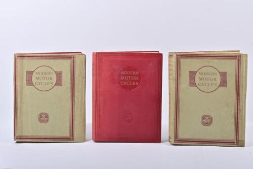 MODERN MOTORCYCLES: A three volume set of 'MODERN MOTORCYCLES', Volume I - III. Circa 1933