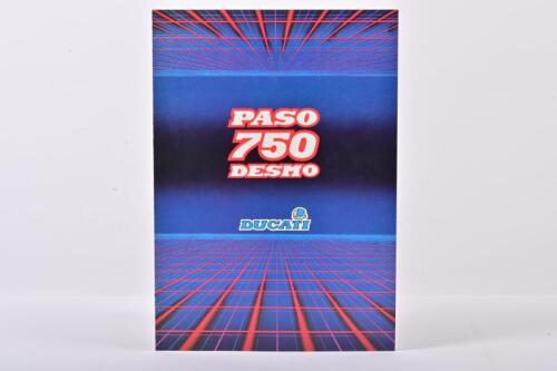 DUCATI: A four page 1986 DUCATI 'PASO 750 DESMO' colour sales brochure