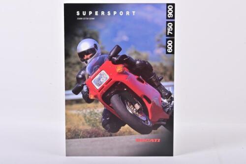 DUCATI SUPER SPORT: A 1997 DUCATI SUPER SPORT (SuperLight) sales brochure for SS900, SS750, SS600 models