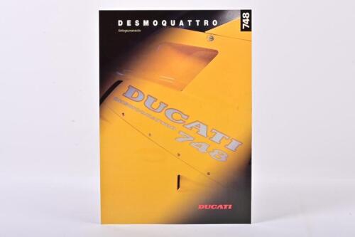 DUCATI: A 1995 Ducati 748 DESMOQUATTRO (Settequarantotto) sales brochure for 748 Biposto, 748SP Sport Production models