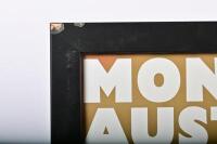 BEECHEY: A framed picture of Norm Beechey driving a Monaro to win the 1970 Australian Touring Car Championship. Norm Beechey signature - 3