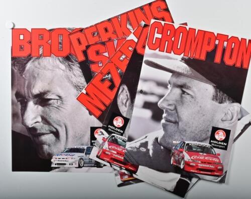 HOLDEN MOTORSPORT: An impressive collection of seven 1994 Holden Motorsport Driver posters. 'BROCK', 'CROMPTON', 'GARDNER', 'MEZERA', 'PERKINS', 'RICHARDS', 'SKAIFE' posters