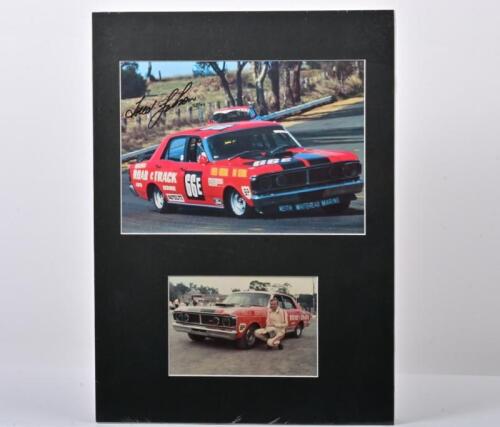 FORD: A colour picture depicting Fred Gibson driving a Ford Falcon GT-HO during 1971 Hardie Ferodo 500. L.E 58/71